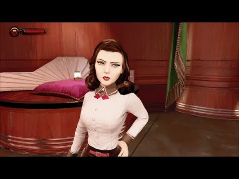 Bioshock Infinite Burial at Sea Elizabeth Kicks Guy in the Nuts