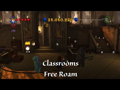 LEGO Harry Potter Years 5-7 Playthrough Part 34 - Classrooms - Free Roam