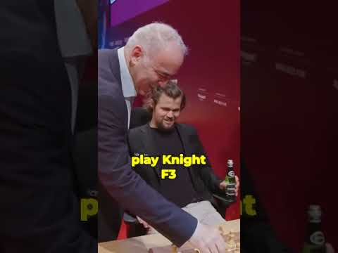 Magnus did it again 💀 arrives late with Garry Kasparov #chess #magnuscarlsen