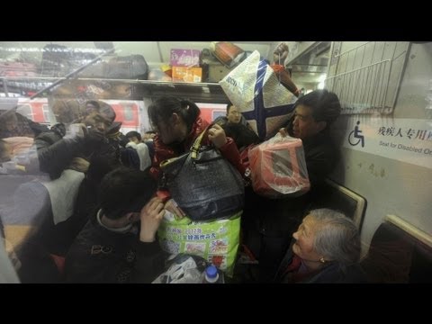 Fête du printemps et grande migration en Chine