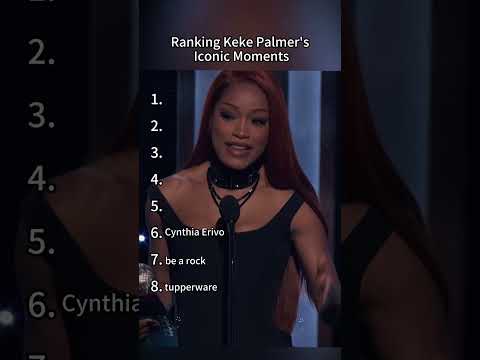 Ranking Keke Palmer iconic moments #trending #viral #popculture #ranking #funniest #kekepalmer