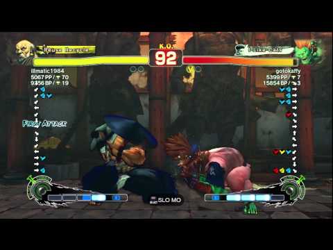 illmatic1984 [Gouken] vs. gotokaffy [Blanka] | SSF4 Arcade Edition