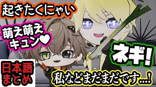 《可愛い日本語まとめ》日本語がんばるアルバーンに、はなまるをあげる優しいサニー兄【Alban Knox/Sonny Brisko/ちびモデル/にじさんじEN/切り抜き】