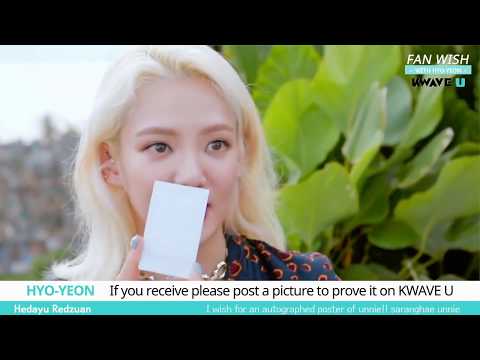 [UOOSEE] 170324 FANWISH Part 3. HYOYEON Girls'Generation (English Sub) - 효연 소원영상