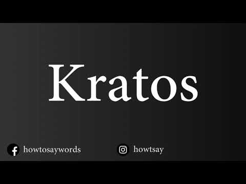 How To Pronounce Kratos