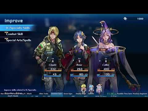 Star Ocean: The Second Story R Any% Claude in 2:00:47