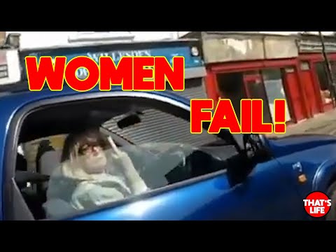 Funny WOMEN FAIL IN TRAFFIC #4 💋 Women Drivers NO Skill | Funny Fails  best of 2024 👠