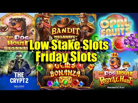 Thumbnail for video: Friday Slots, Fresh Deposit.. The Crypt2, The Wild Gang Super, Sugar Rush & So Much More