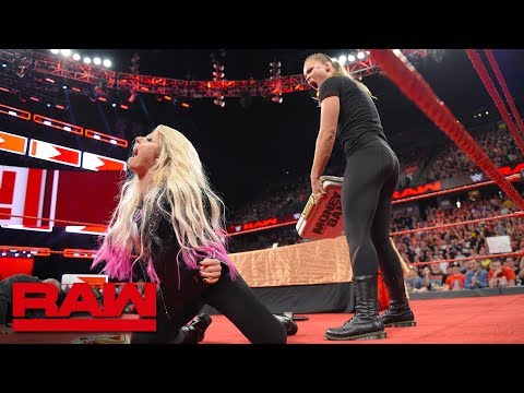 Ronda Rousey is suspended after launching an attack: Raw, June 18, 2018