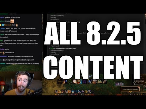 Asmongold Looks Over All The New 8.2.5 Content Coming To WoW