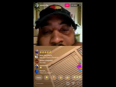 Queenzflip funny IG live Funnymarco