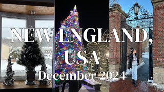 NEW ENGLAND, USA | The Holiday Season in Rhode Island, Massachusetts & Connecticut