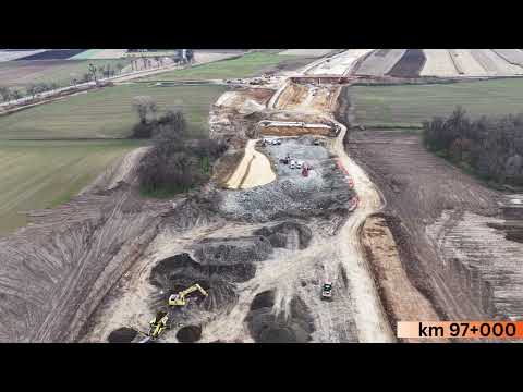 Budowa drogi ekspresowej S8 Jordanów - Łagiewniki - Listopad 2025