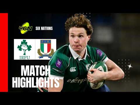 Ireland U20s vs Italy U20s Highlights | U20 Men’s Six Nations 2026 | Rugby Highlights