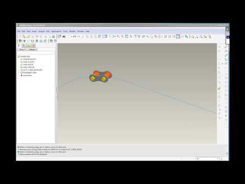 Chain mechanism with Pro/ENGINEER