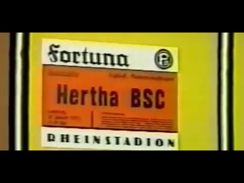 1973 Fortuna Düsseldorf - Hertha BSC Berlin 3:1 | 1x Werner Lungwitz, Peter Biesenkamp, Reiner Geye