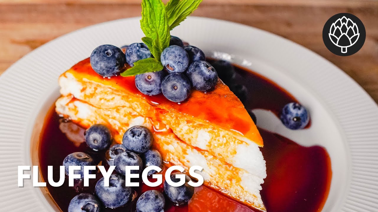 Fluffy Eggs Omelette / Dessert - Super Easy