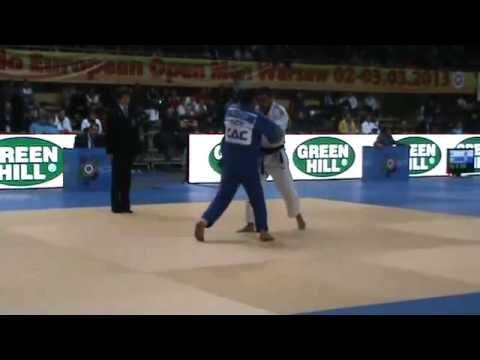 Judo European Open Warsaw 2013: Guillaume CHAINE (FRA) - Soshin KATSUMI (GER) Bronze [-73kg]