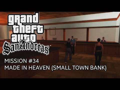GTA San Andreas: Mission #34 - Made In Heaven (Small Town Bank) (PS4)
