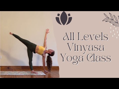 All Levels Vinyasa Yoga Class | Total Body Stretch