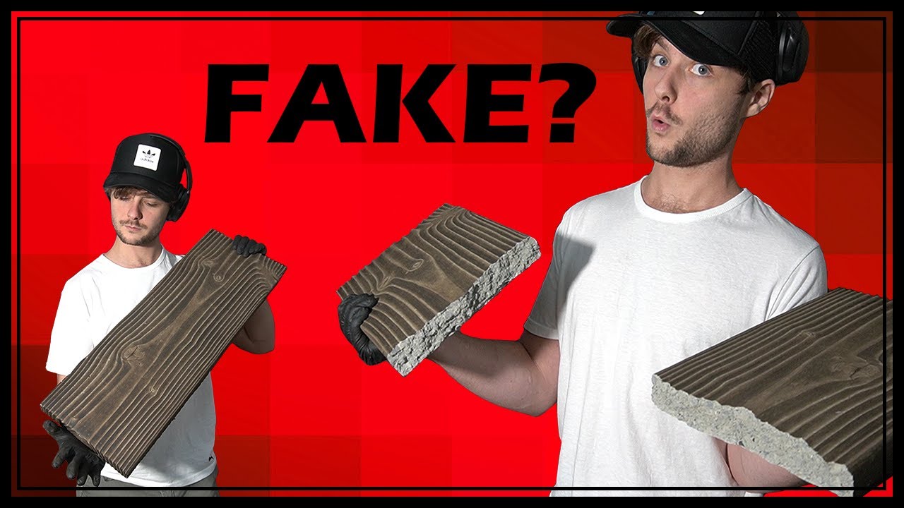 DIY. How to Make Concrete Look Like Wood