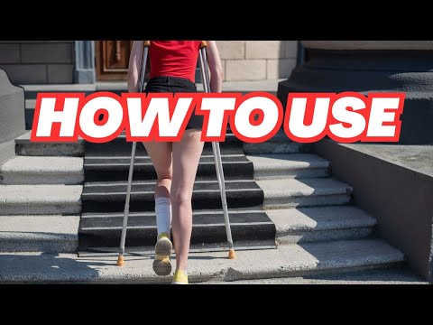 How to Go Up & Down Stairs with Crutches (with non-weight bearing)