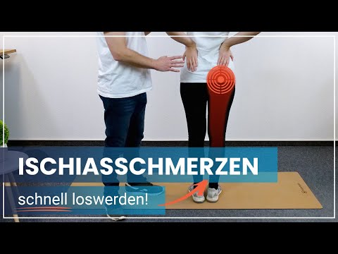 Ischias Übungen  ➡️ 4 Übungen gegen Ischiasschmerzen  ✅ Soforthilfe
