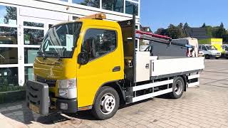 Mitsubishi Canter 3S13 3.0 DI 280 Kraan, Crane, Gearbox broken NIDO Winterd flatbed truck < 3.5t | Image 4 - Autoline