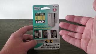 Defender Security Door Lock for Home Security - Review & Installation