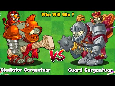 PvZ2 Tournament - 24 Best Gargantuar Zombies - Who Will Win? Gargantuar vs Gargantuar