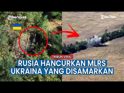 Duarrr, Peluncur Roket Ukraina Hancur Lebur Digempur Artileri Rusia