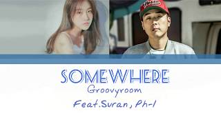 GroovyRoom (그루비룸) - 어디쯤에(Somewhere) (Feat. Suran, pH-1)(Color Coded Han|Rom|Eng Lyrics)