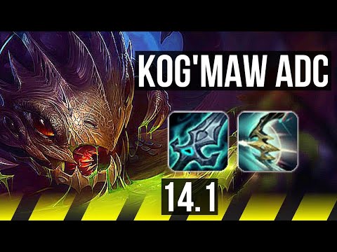 KOG'MAW & Milio vs ZYRA & Senna (ADC) | 10/3/9, Dominating | NA Challenger | 14.1