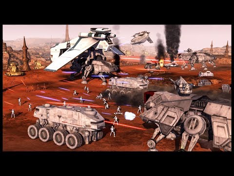 MASSIVE CLONE ASSAULT! Battle of Geonosis Part 1