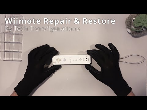 Restoring a damaged and dirty Wii Controller (Wiimote) - Gaming Repair