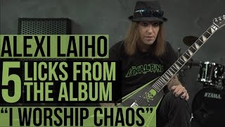 Children Of Bodom&#39;s &quot;I Worship Chaos&quot; - Alexi Laiho&#39;s Five Favorite Licks