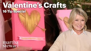 Martha Stewart's Best Valentine's Day Crafts | 16-Tip Special | Martha's Supercuts