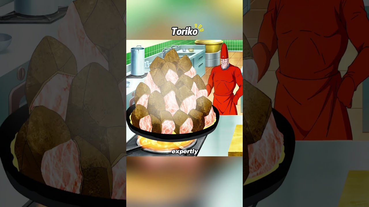 in front of Toriko, there’s a mountain-sized pudding.