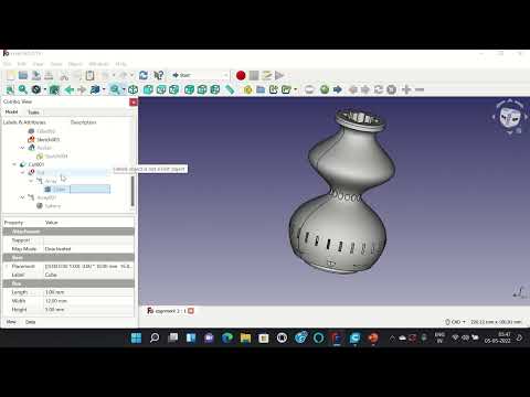 Sanapala Satwika | 21ME10069 | Section 11 | IIT KGP | DIY Assignment 2 ( Flower Vase )