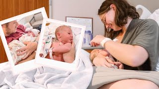 Postpartum Hospital Vlog ~ Baby no. 2 ~ First 36 Hours with our Newborn!