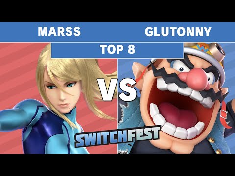 Switchfest 2019 - PG Marss (Zero Suit Samus) Vs Solary Glutonny (Wario) Losers Top 8 Smash Ultimate