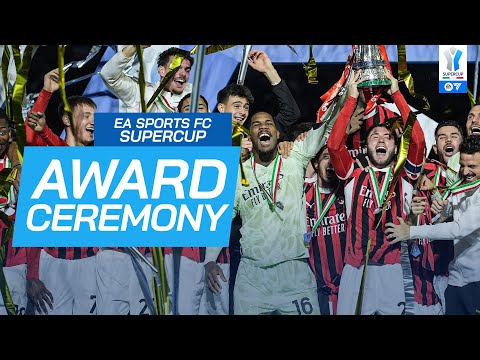 Il Milan alza l’ottava Supercoppa | Cerimonia di Premiazione | EA Sports Supercup 2025