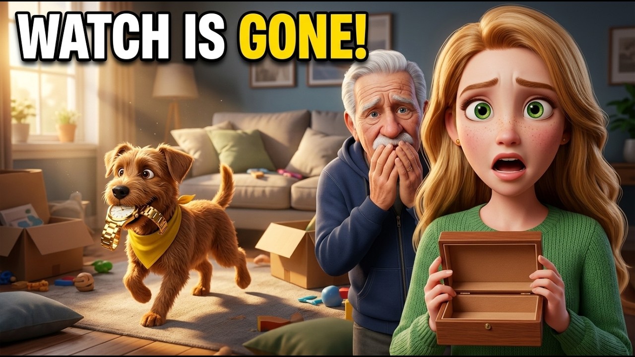 Emma and the Missing Watch Mystery 🕵️‍♀️🐶 | Slow English Story for Listening (Level A2)