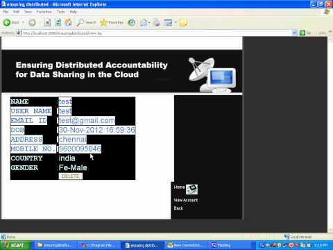 Ensuring Distributed Accountability for Data Sharing in the Cloud