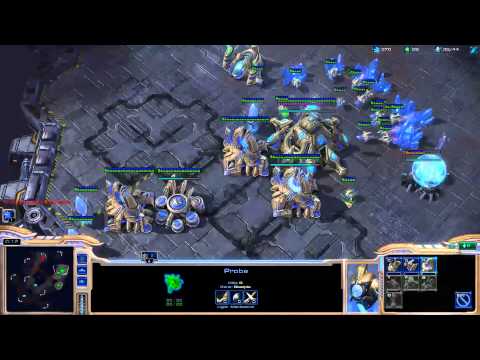 Destiny learning protoss (Minigun on Skype) [Game 4] - Starcraft 2 Ladder