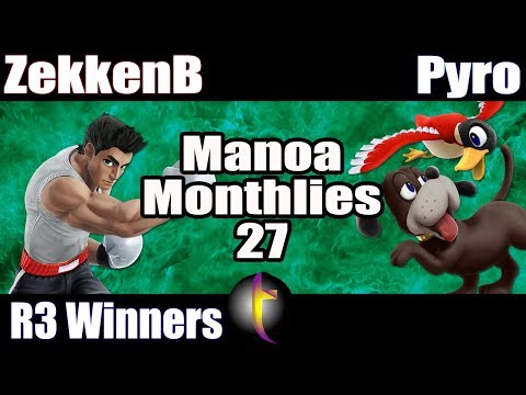 MM27 Singles: SSB Wii U - WR3 - ZekkenB vs Pyro