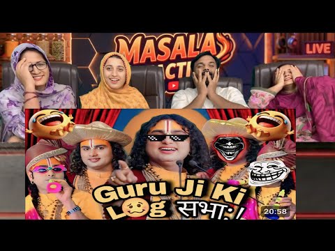 Guru Ji Ki Log Sabha 😂🤣😂| Baba's Got talent | Anurudra Charya | Funny Memes || Pakistani Reaction 