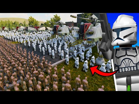Can LEGO Clone Army Hold Off 6 MILLION ZOMBIES!? - UEBS 2: Ultimate Epic Battle Simulator 2