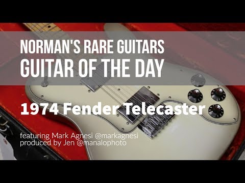 Norman's Rare Guitars - Guitar of the Day: 1974 Fender Telecaster