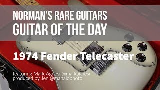 Video thumbnail for 1974 Fender Telecaster | Guitar of the Day by Normans Rare Guitars
